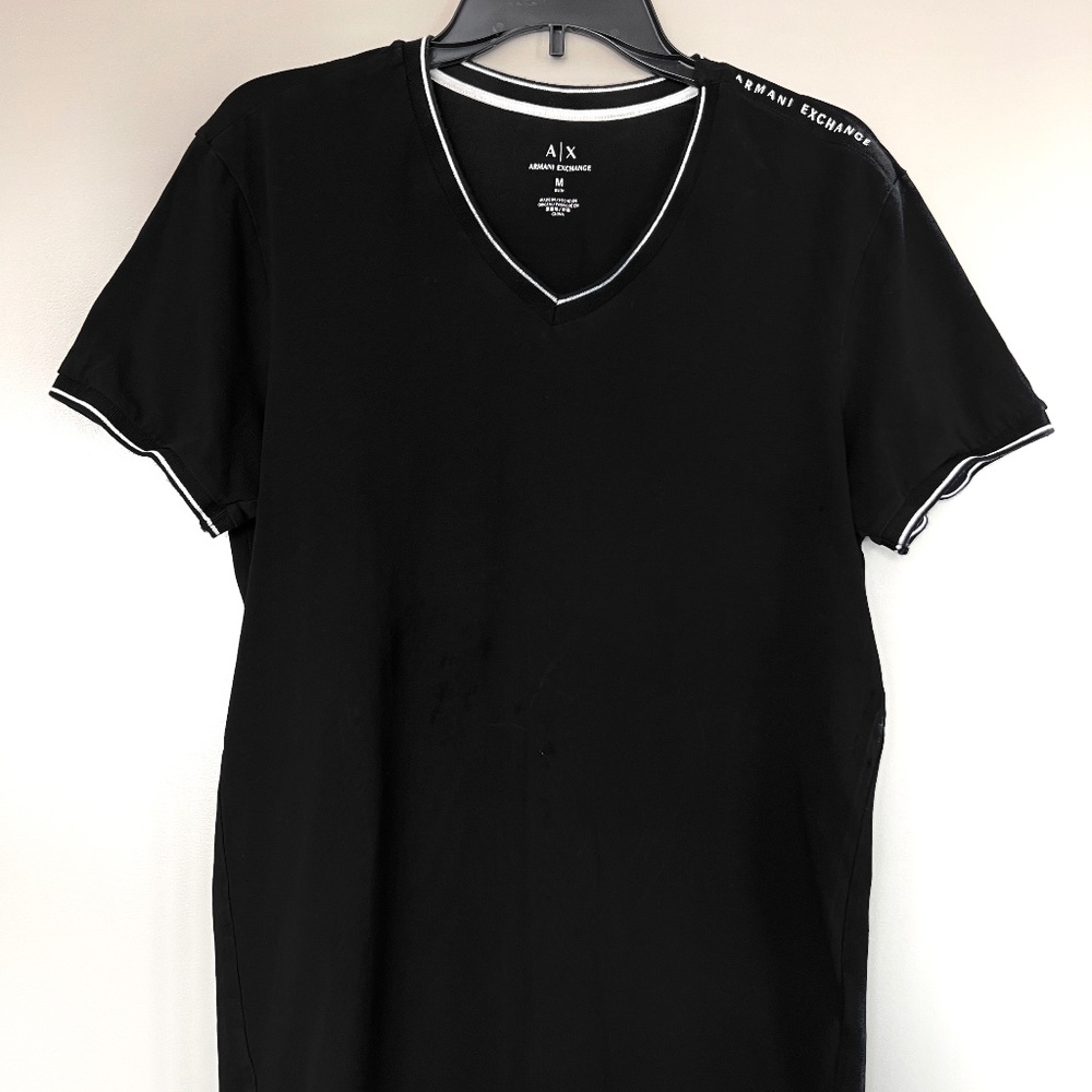 Men’s Armani Exchange black T shirt size M